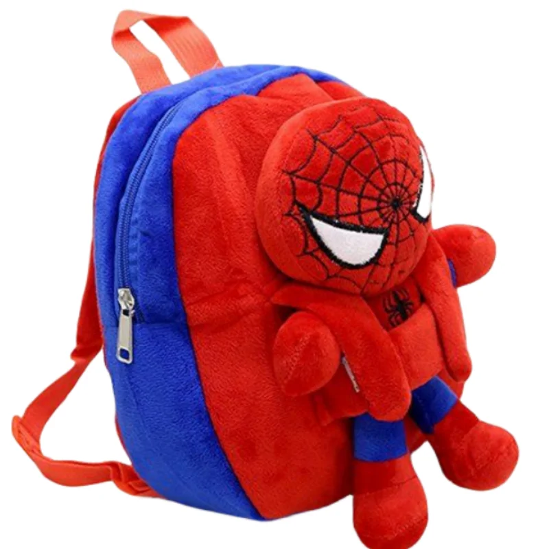 Marvel serie Spiderman dibujos animados Anime moda personalidad juguete de peluche niños ocio Linda mochila de jardín de infantes regalo de vacaciones