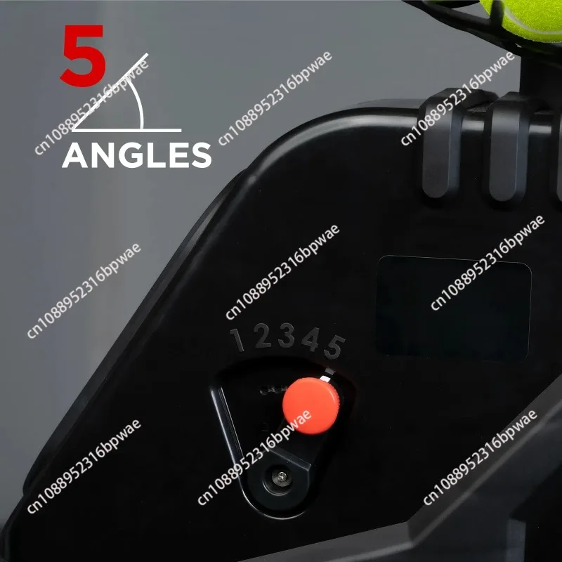 Furlihong 3809BH Tennis Ball Machine, Max 30 MPH, Adjustable Launching Angle and Interval, Stepless Speed Switch