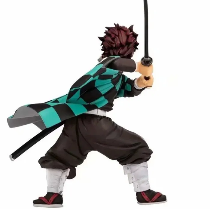 1ban Prize Anime Zwaardvechter Figuur Jongen met Zonneblad en Geruit Haori Officiële Stijl Collectible Model Toy