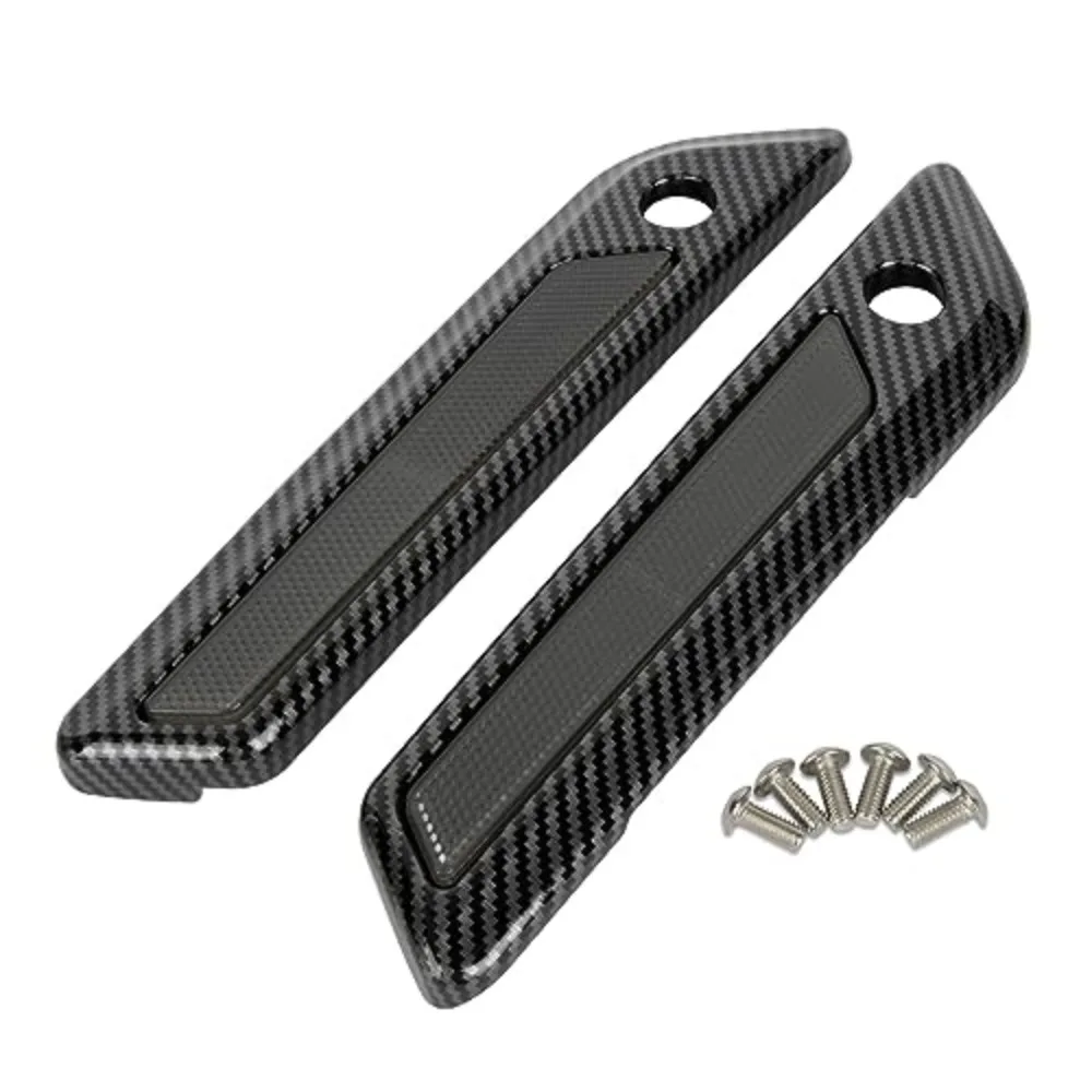 

High Visibility Motorcycle Reflector Saddlebag Latch Covers For Harley Touring Street Electra Road Glide Road King 2014-2022