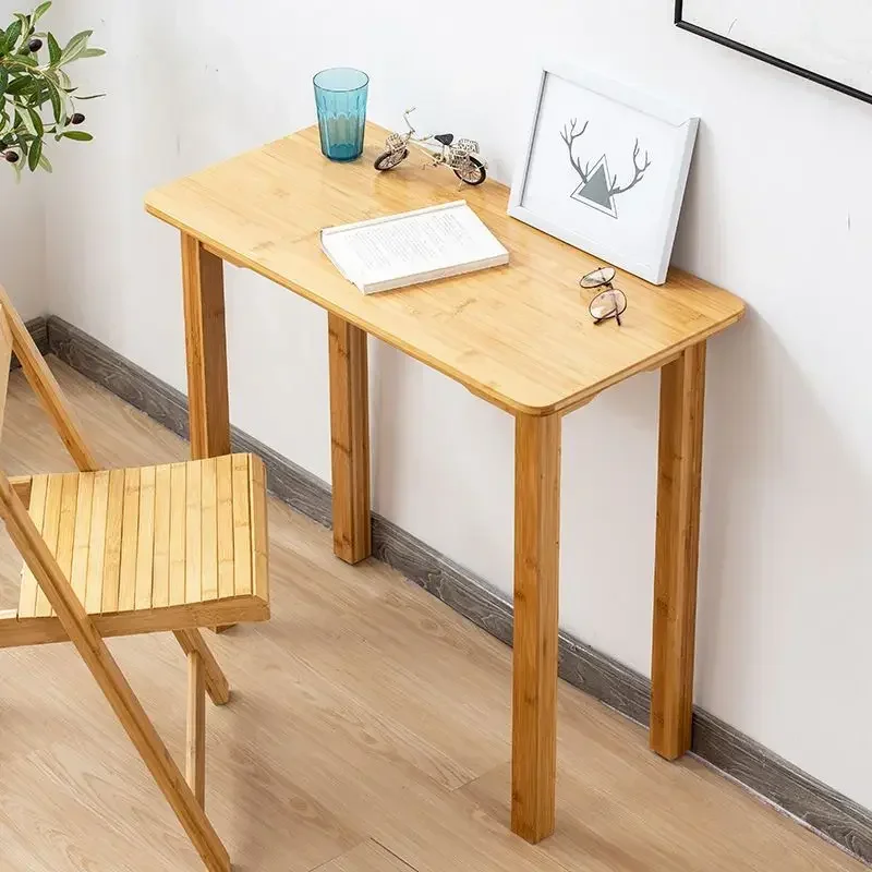 Nordic Desks Computer Desk Desktop Student Writing Desk Rectangular Simple Bedroom Long Table Bamboo Solid Wood Office Furniture