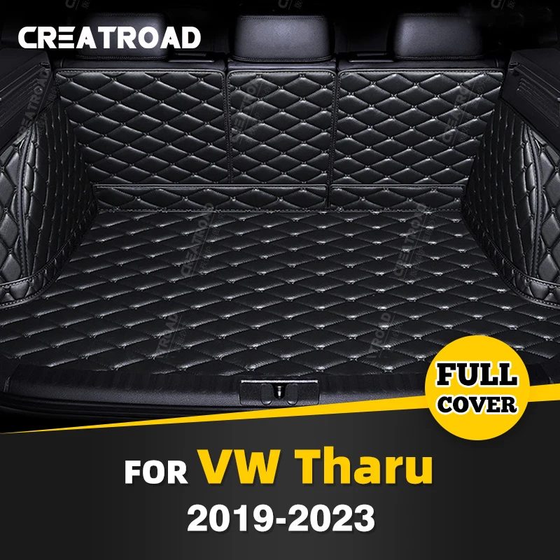 

Auto Full Coverage Trunk Mat For VOLKSWAGEN VW Tharu 2019-2023 22 20 21 Car Boot Cover Pad Interior Protector Accessories