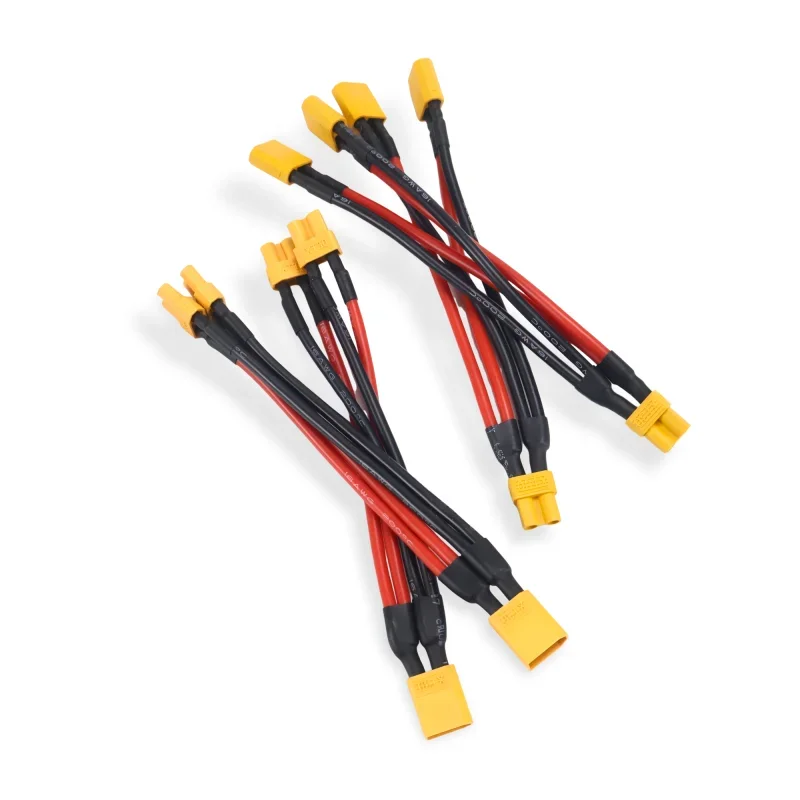 High quality 1PCS XT30 XT-30 Female / Male Parallel cable wire Y lead 16AWG 10CM Battery Charger Cable For Rc Drone Car Battery