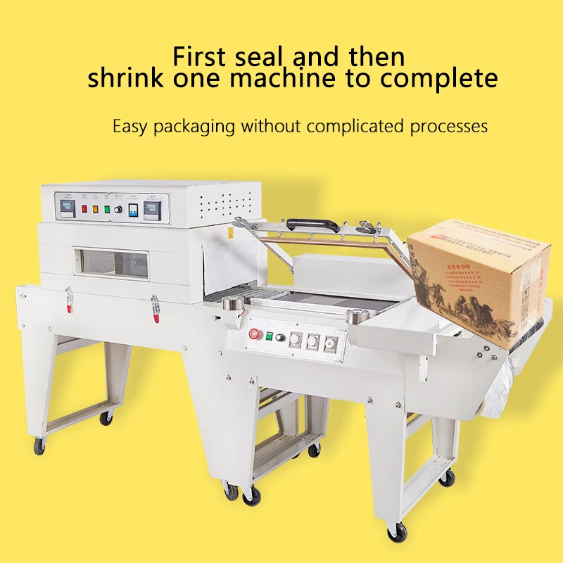 SJB Manual Semi-Automatic L-Bar Sealer Shrink Packaging Machine for PVC POF Film Shrink Wrapping