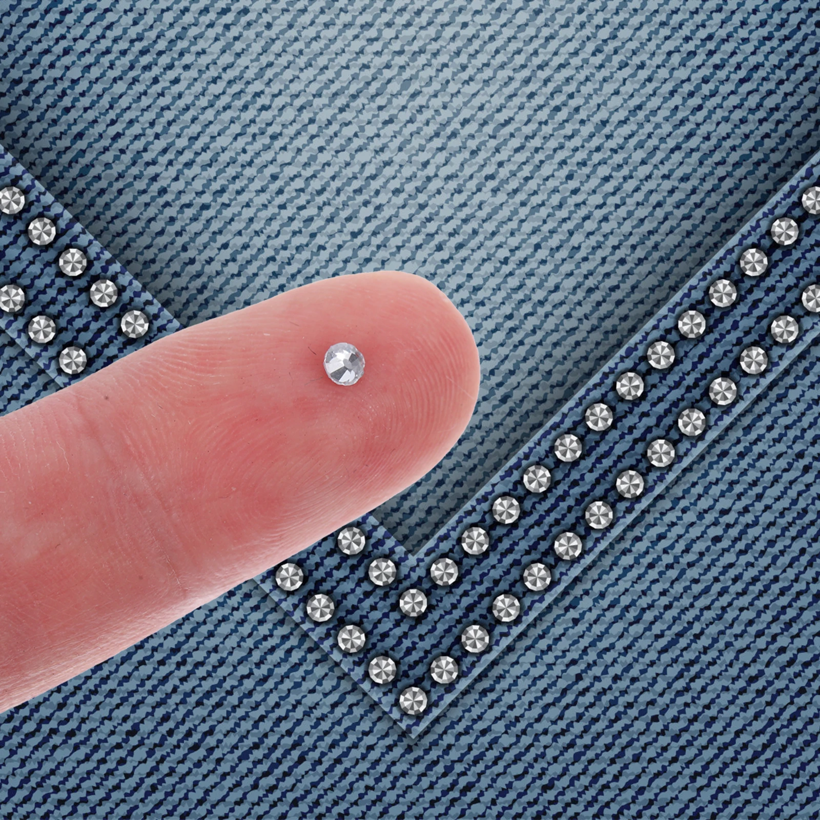 

2880pcs Hot Melt Adhesive White Rhinestones for Crafting Decorate Flatback Crystals Bulk Glass Stones DIY Embellishments Craft