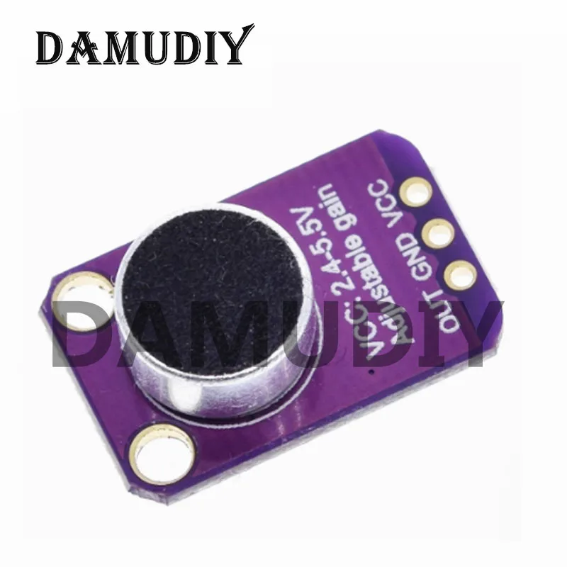 1-10PCS GY-MAX4466 Electret Microphone Amplifier Module MAX4466 Adjustable Gain For Arduino