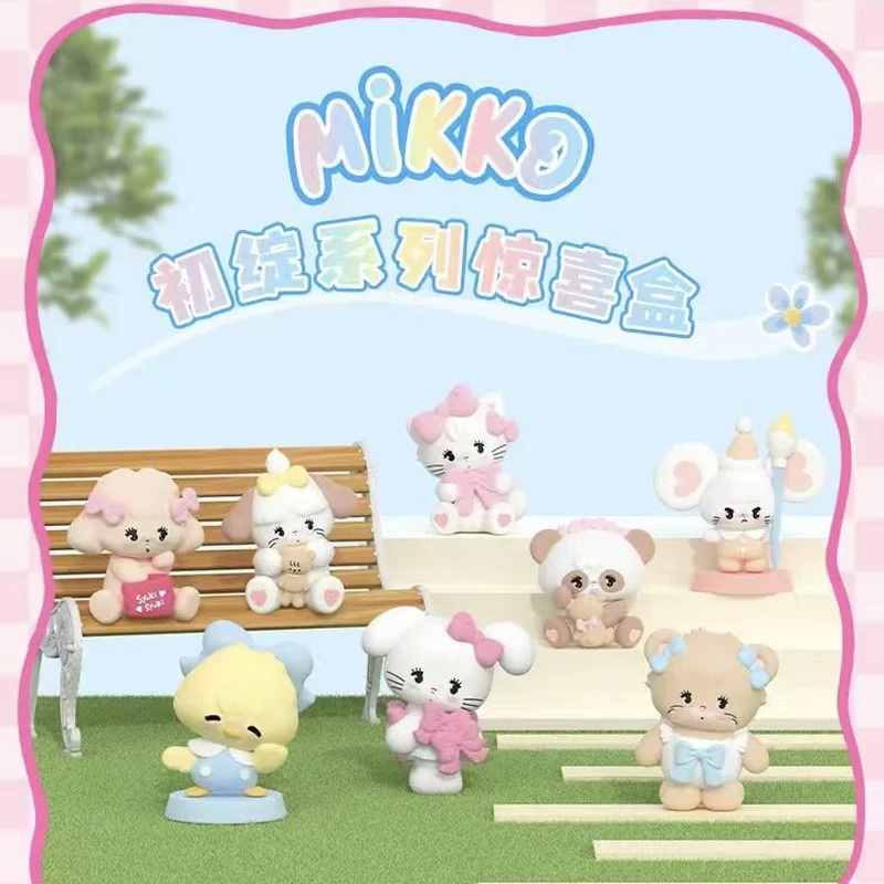 

Подлинная серия Mikko First Blooming, слепая коробка, каваи, аниме, мультяшный настольный орнамент, декор, коллекционная модель, модная игрушка, подарок для девочек