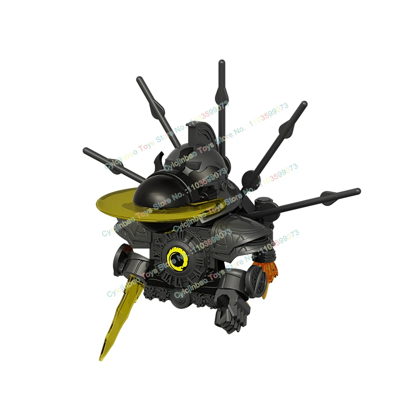 Horloge de bande dessinée pour hommes, accessoire de toilette, armure, figurines d'action, blocs de construction, jouets pour enfants, cadeaux KDL852