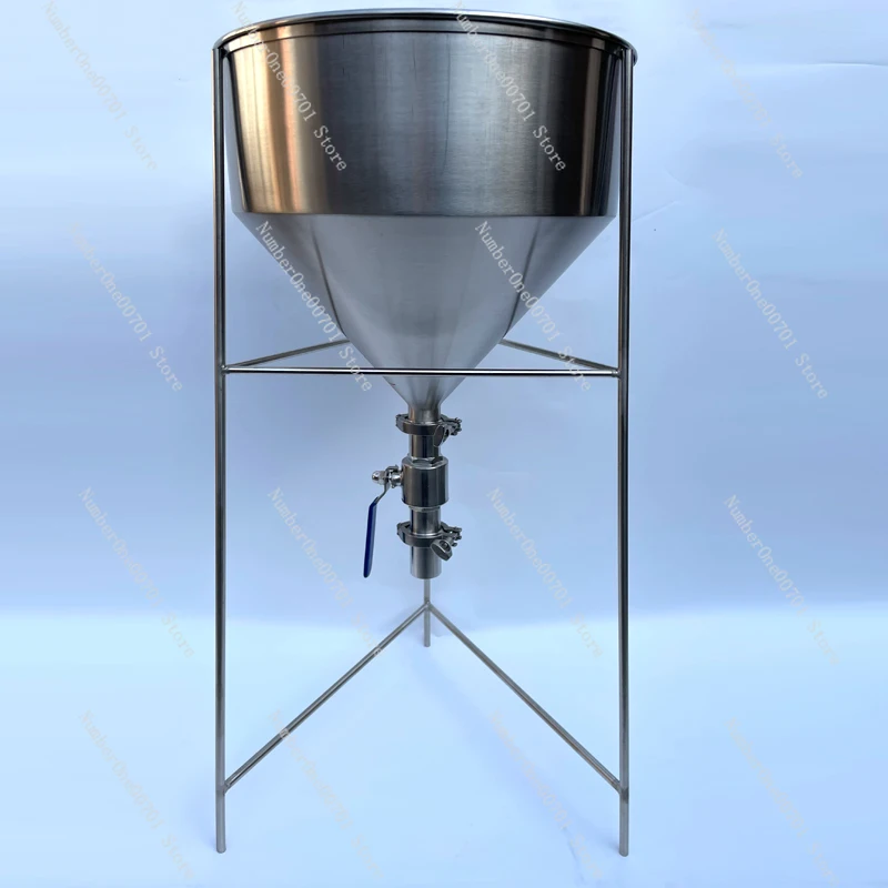 قمع بقطر كبير جدًا مع مفتاح تحكم، صمام كروي، مسحوق سائل يملأ نقانق الدم بالإضافة إلى رف قادوس، صلصة الفلفل الحار #4