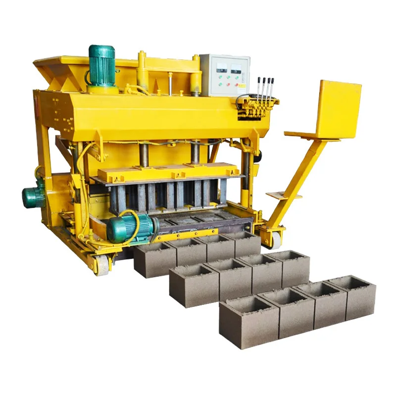 Qmy6-25 block machine cement block machine Mobile Brick Making Machine Concrete Egg Laying Block Maker