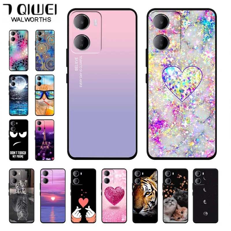 Funda para Xiaomi Redmi 15a 5G, Funda para Teléfono Global Redmi 15 A de 6.9 Pulgadas, Funda Trasera de Silicona Suave para Redmi 15a, Funda de TPU, Funda Bonita