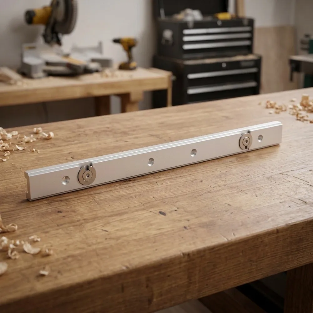 T-slot Guide Table Saw for miter Temperature Stable Precision Stability Includes Spare Washers Adjustable With Screws