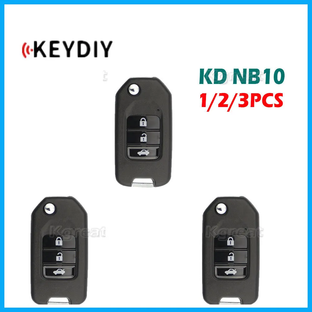 

1/2/3pcs KEYDIY NB10 Multifunction Remote Car Key NB10-2 NB10-3 NB10-4 for KD900/KD-X2/KD MINI Key Programmer for Honda Car Key