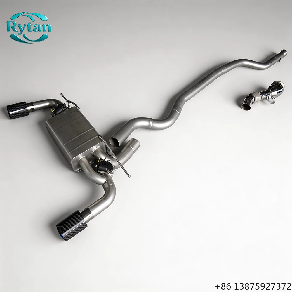 

Rytan High Quality Stainless Steel Valved Exhaust System Catback Mirror Polished Finish 1.5mm Thickness for 2017 for 340i F30