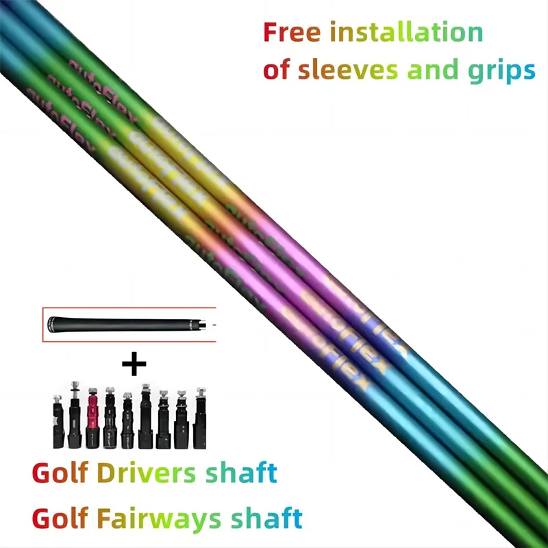 New Colorful Autoflex Golf Club Shaft SF505/SF505X/SF505xx Flexible Graphite Shaft Free Assembly Sleeve and Grip