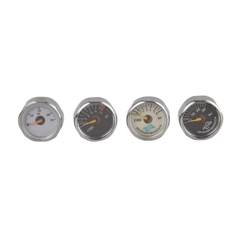 Mini Pressure Gauge Manometer 1/8NPT 1/8BSPP M10*1 Hoge Druk Handpomp Valve Accessoires Regulator Fittings Duiken Bergbeklimmen