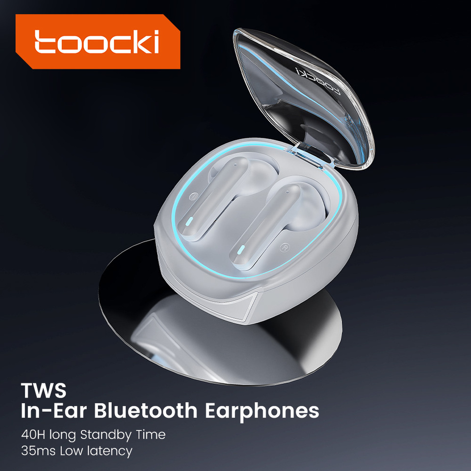  Toocki Gaming Wireless Earphones Bluetooth 5.3 Sport Headset TWS In-Ear Low Latency Waterproof Earbud With Microphone For iPhone 