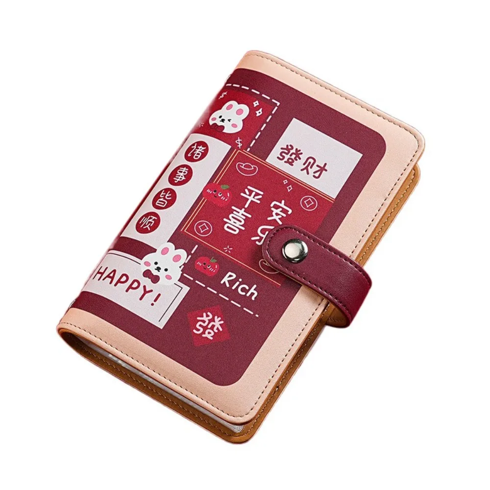 

Папка для экономии денег из искусственной кожи, портативный кошелек для хранения, бюджетный переплет, многоразовый органайзер-планировщик