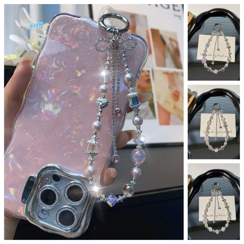 

Tassel Bowknot Phone Chain Anti-lost Heart Mobile Phone Lanyard Bag Charms Jewelry Girls Phone Pendant Female Lady Girl
