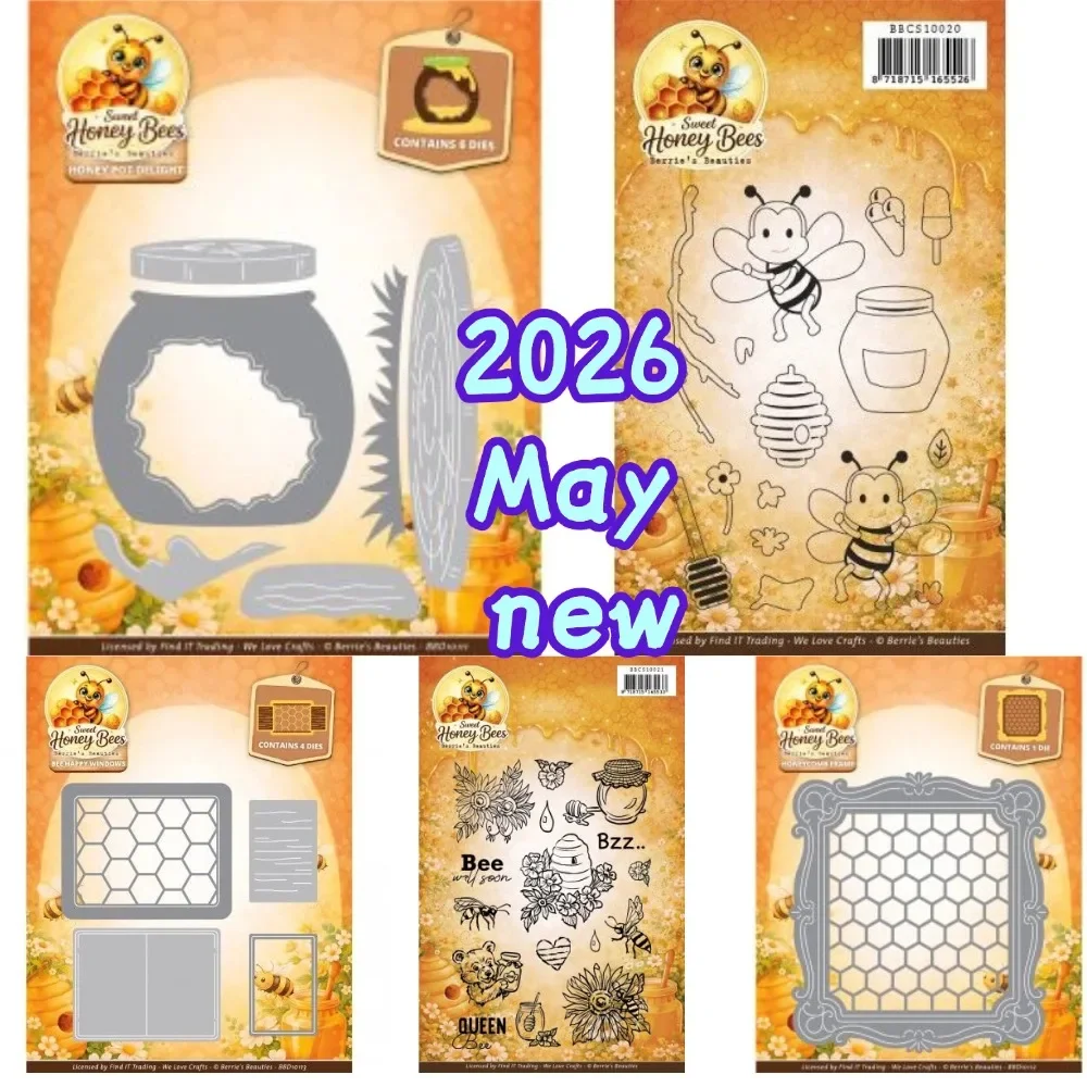 Kerst Groet 2026  Metal Cutting Dies and Clear Stamps cut die mold blade knife punch Scrapbook Paper craft stencils dies