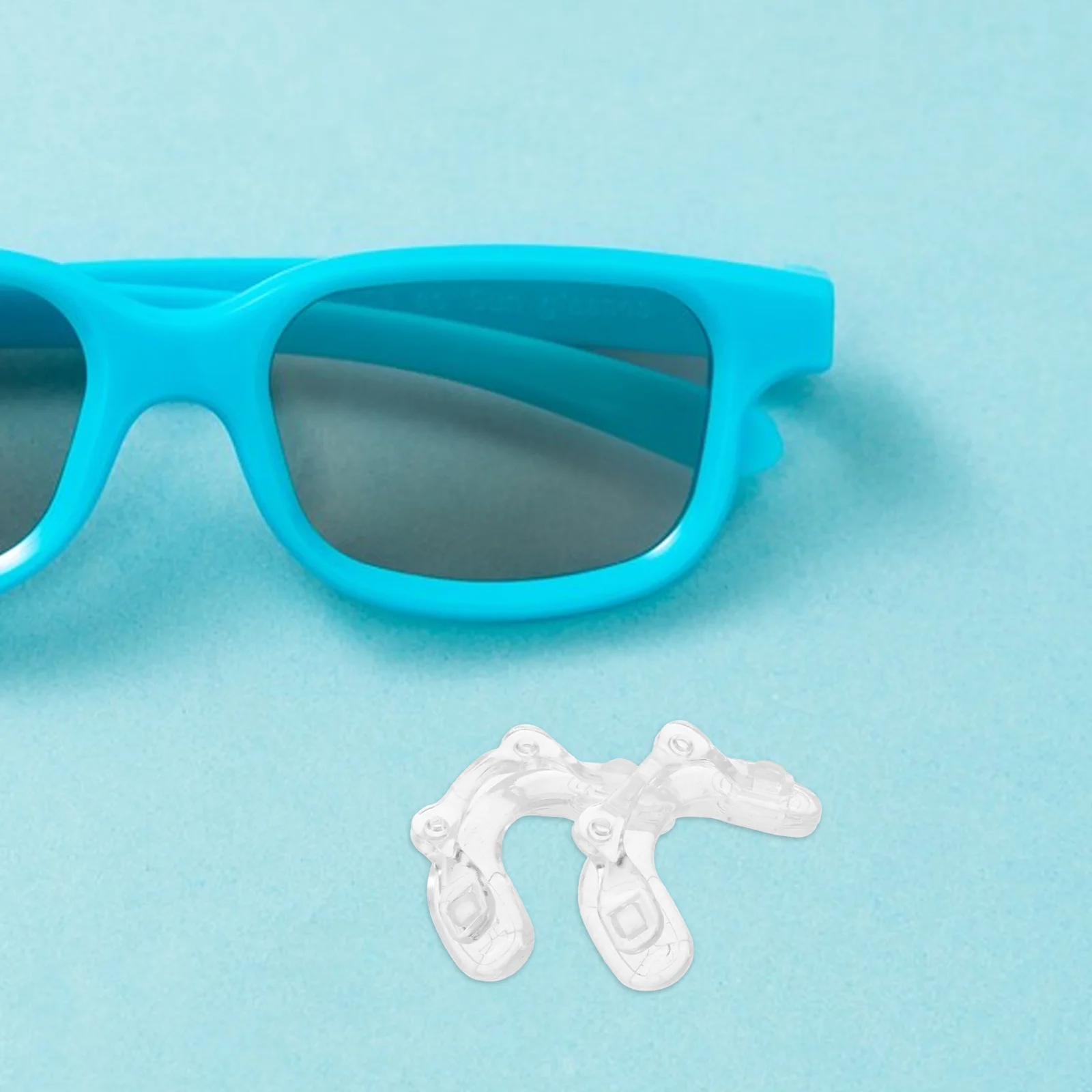 

2Pcs Anti Slip Nose Pads for Childrens Glasses U Shaped Silicone Eyeglass Nose Grips Integrated Saddles Design Comfortable Non