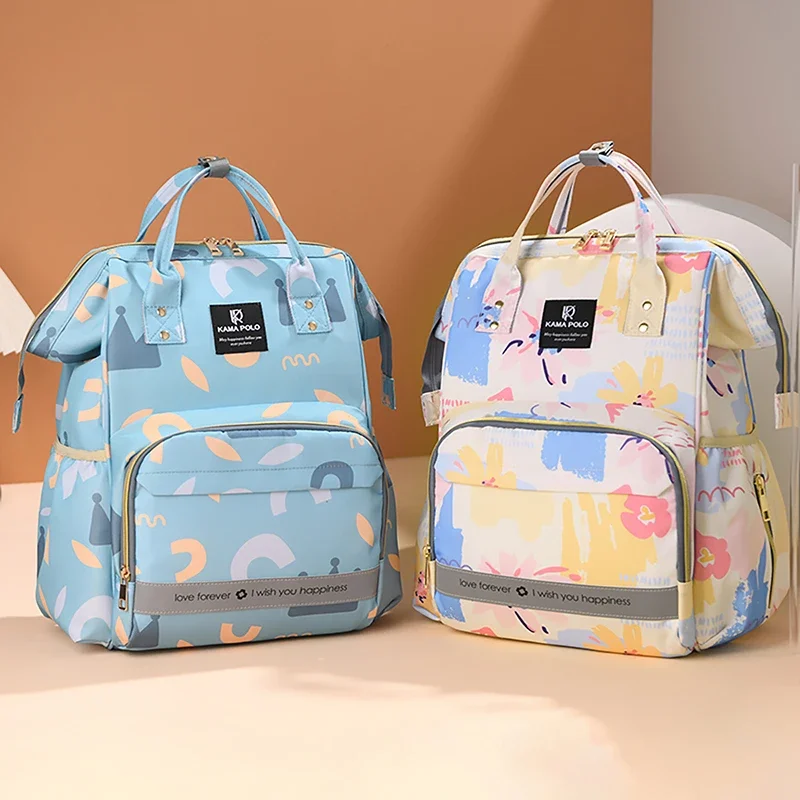 Mochilas Oxford de grande capacidade, versáteis sacos de compras para mulheres, mãe e bebê, alta qualidade, impressão 2024