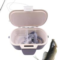 Small Fishing Lure Case Bait Tackles Box Lure Storage Case Heat Preservation Tackle Accessory Organizer Waist Backpack For