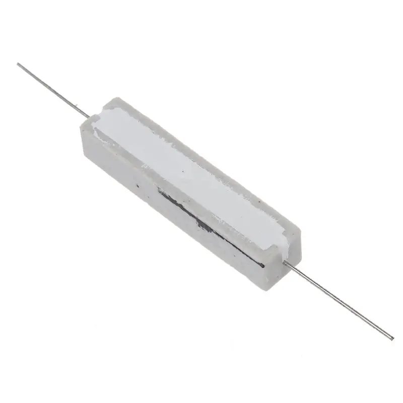 A63K-25 Pcs 10W Watt 15 Ohm 5% Wirewound Cement Resistor