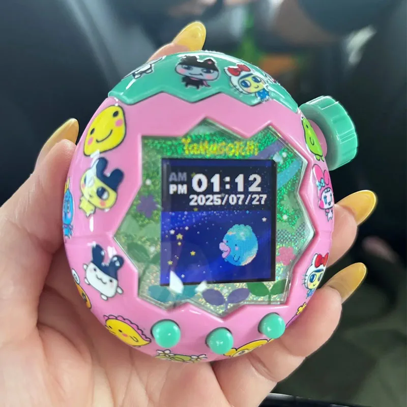 1 pz Tamagotchi Adesivo in cristallo in rilievo Adesivo decorativo per telefono cellulare fai da te Adesivi decorativi per cancelleria per conti a mano per studenti