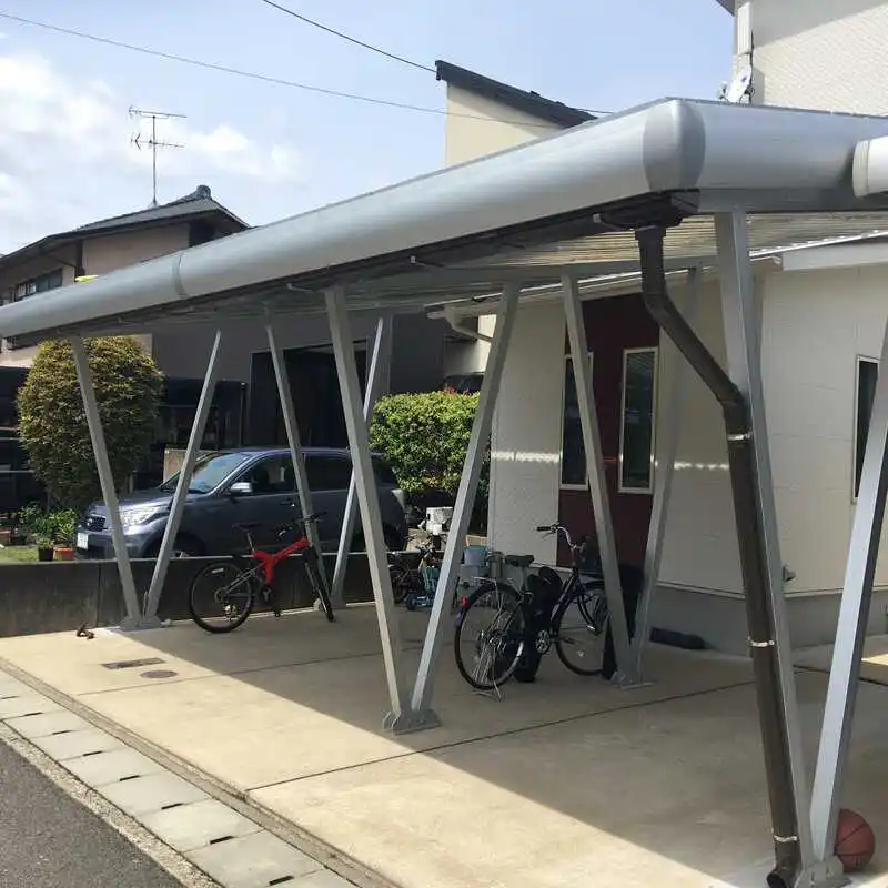 Aluminium Stainless Steel Solar Mounting Structure Racking System Anodized Finish For Carport Roof Framed Made Al6005-T5
