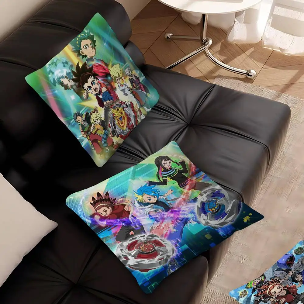 Anime B-beyblade X Cushion Cover Inches Farmhouse Decor Home Throw Pillow Covers for Couch Decorations