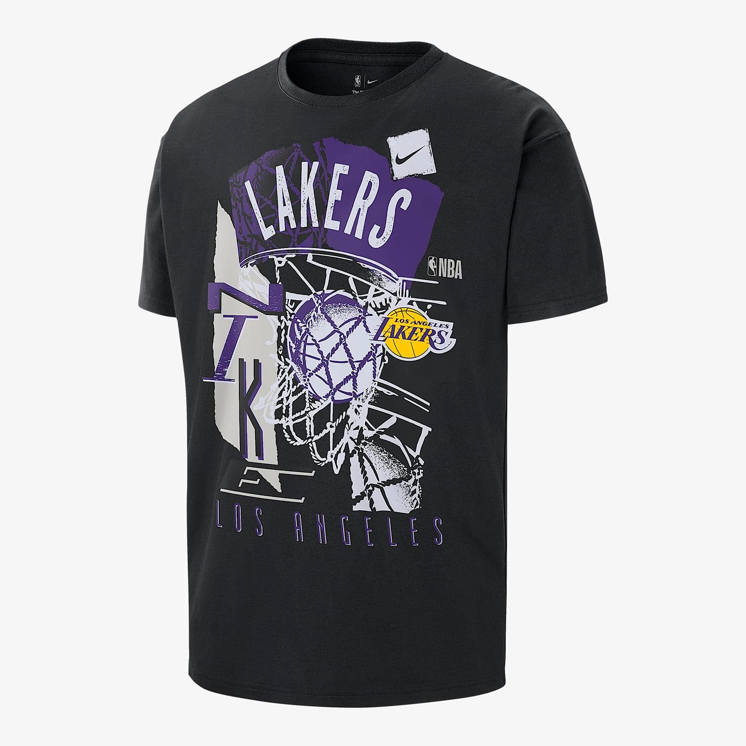 Nike genuine NBA men's retro round neck lightweight and comfortable short sleeved T-shirt HV5643-010