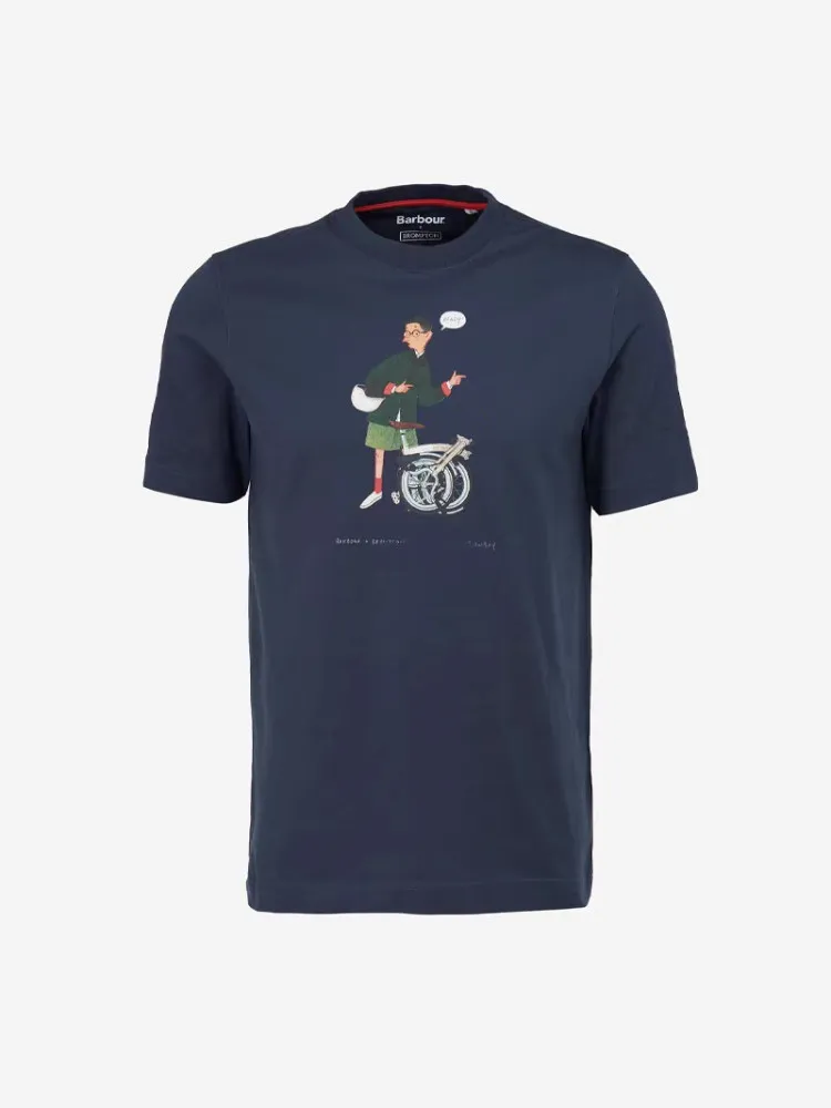 Briti Gentleman collaboratif Slowboy coton imprimé été rond Ne ort Sve T-irt Faion Urban Sle pour tous