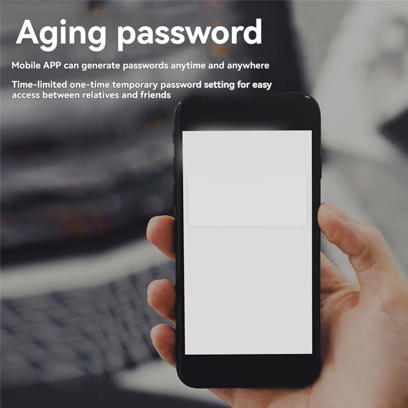 Умные замки SQPP-Tuya, полностью автоматический электронный дверной замок с биометрическим замком по отпечатку пальца, RFID-карта, пароль, ключ для разблокировки