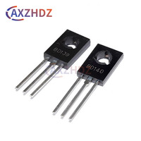20PCS BD139 BD140 TO-126 1.5A 80V 1.25W NPN PNP BD139G BD140G DIP Transistor Triode