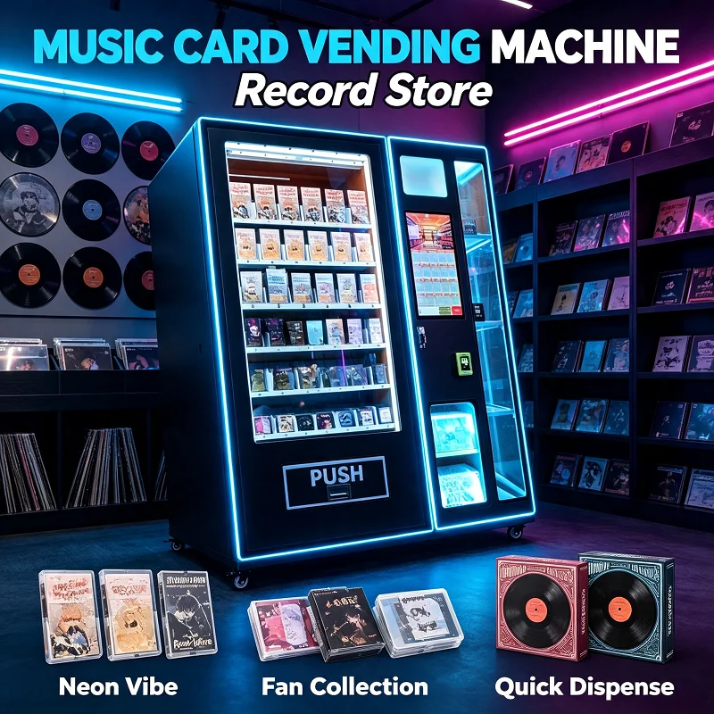 TCG Card Vending Machine Mystery Blind Box Electronic Dispenser Outdoor Playful Collectible Card Toy for Amusement Arcade