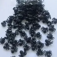 50/20pcs Mini Spider Novelty Funny Joke Prank Plastic Fake Spider Toys Realistic Props Halloween Decor Simulation Tricky Toy