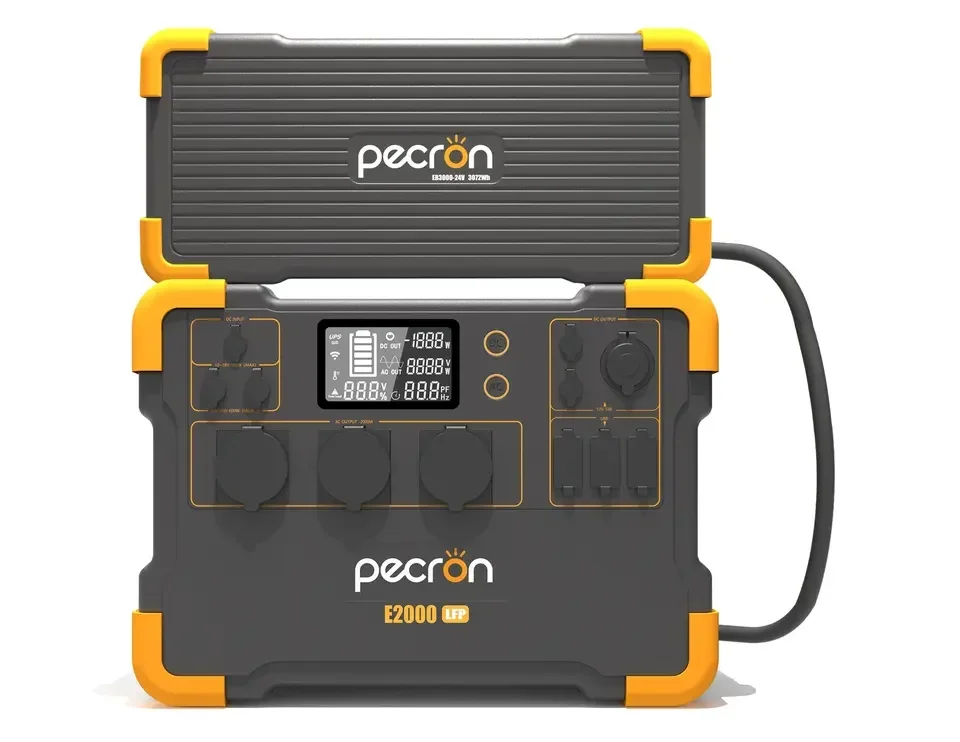 Pecron New 8k Watt Hours E2000LFP Superior Fast Charge Solar Generator, Solar Energy System, Home Portable Power Station