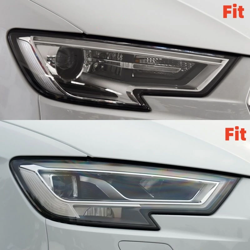 Car Front Headlight Lens Cover For Audi A3 S3 2017 2018 2019 2020 Transparent Lampshade Clear Headlamp Shell Lamp Housing