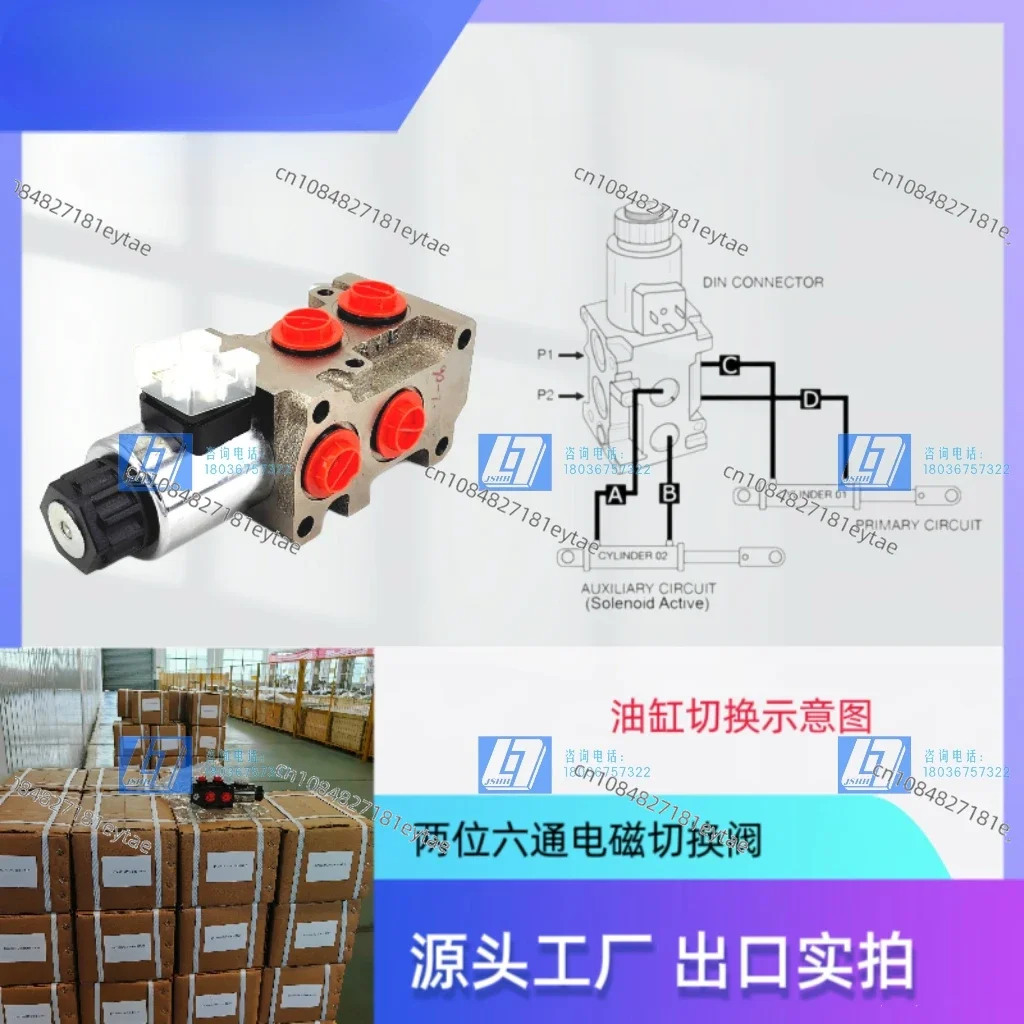 

Solenoid switching valve wood clamping hoist micro-digging modification SVV06, MOP, KVH, HSV