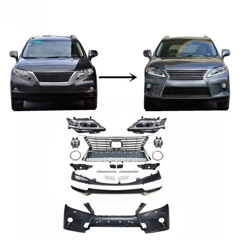 New styling facelift car bumper body kits for RX 2009 upgrade to 2012 new face