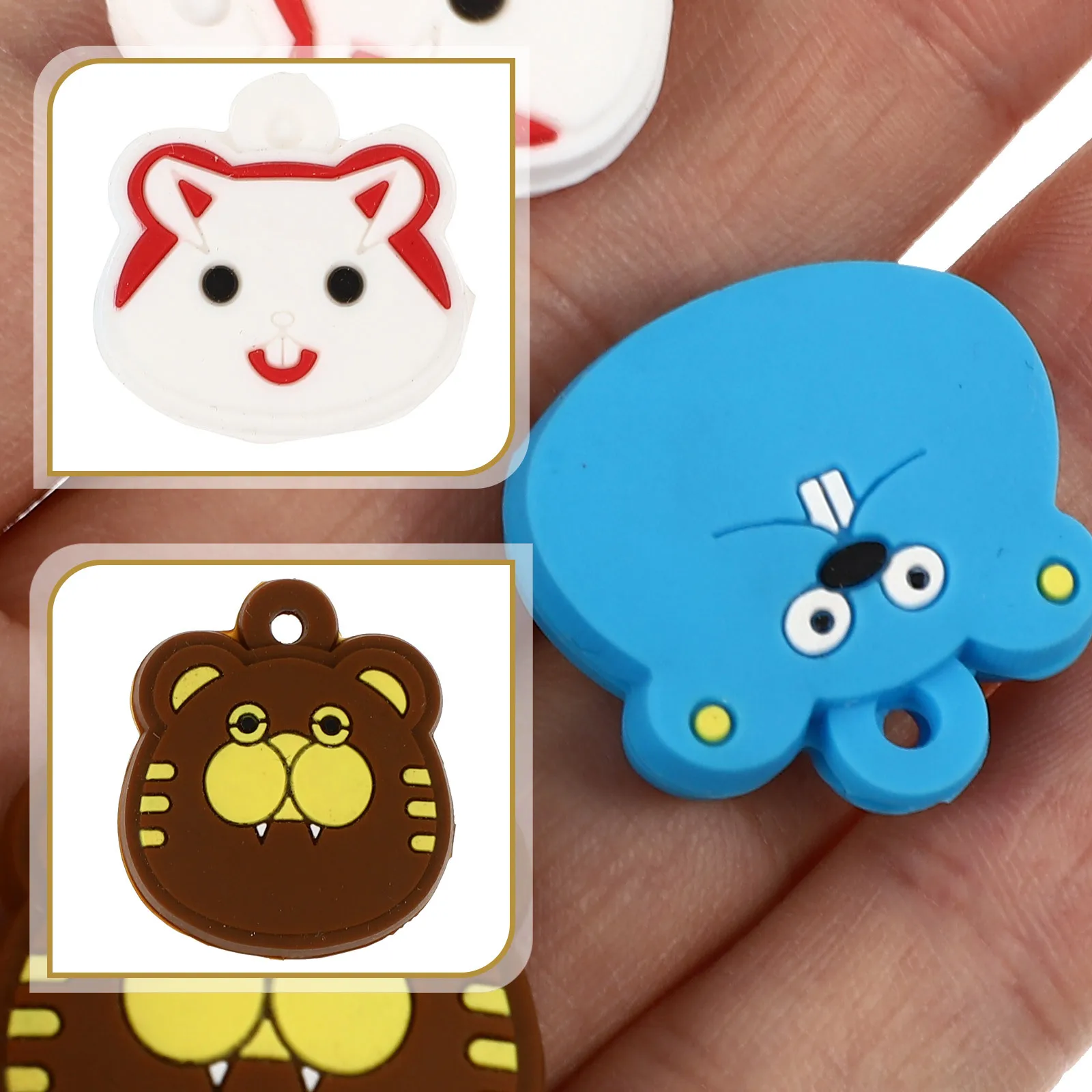 

3Pcs Tennis Racket Vibration Dampener Cartoon Silicone Dampers Racket Shock Absorber Arm Comfort Tennis Elbow Protection