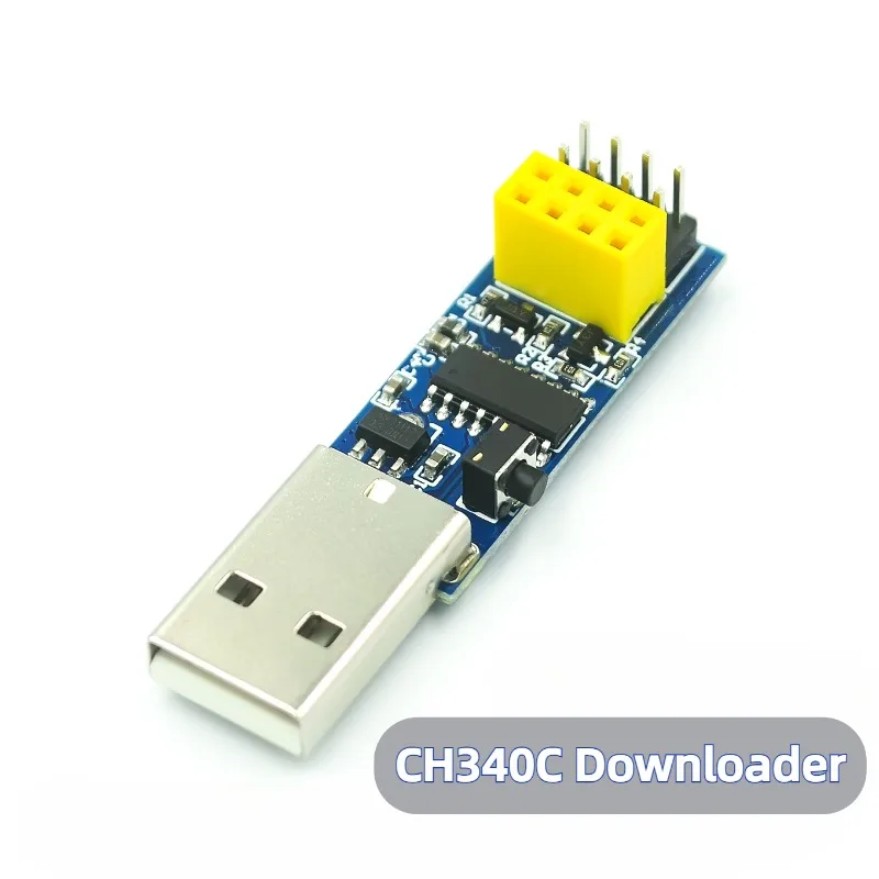 CH340C USB ESP8266 ESP-01 ESP01S Prog WIFI Downloader Module Developent Board for Arduino Programmer Adapter