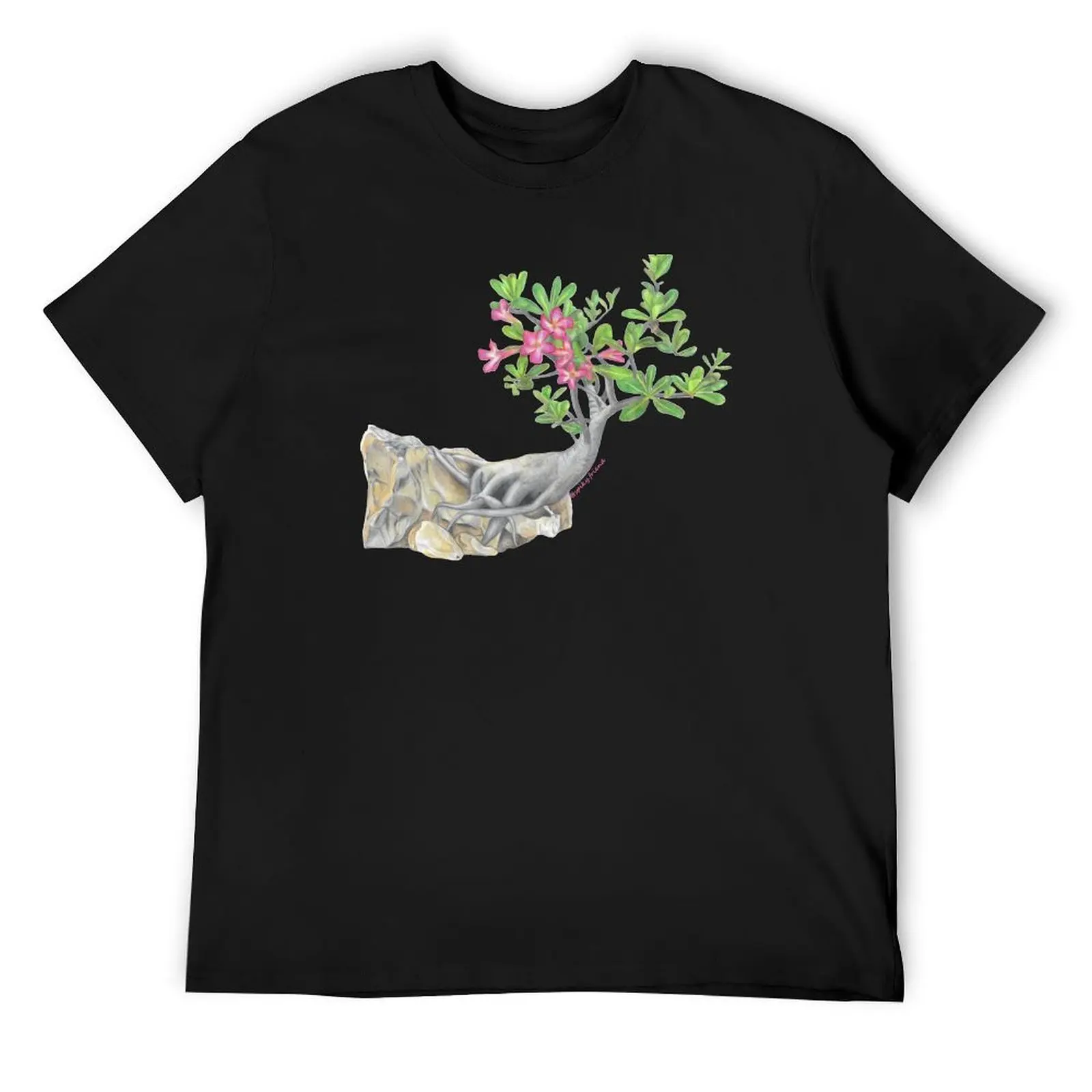 

Minimal Desert Rose T-Shirt graphics baggy shirts blacks mens t shirt