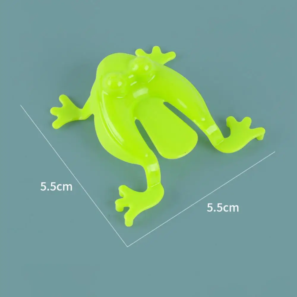 Fidget Toys Antistress Classic Light Color Random Novelty Toy Press Small Jumping Frog Cartoon Creative 4.5x4.5cm Party Supplies