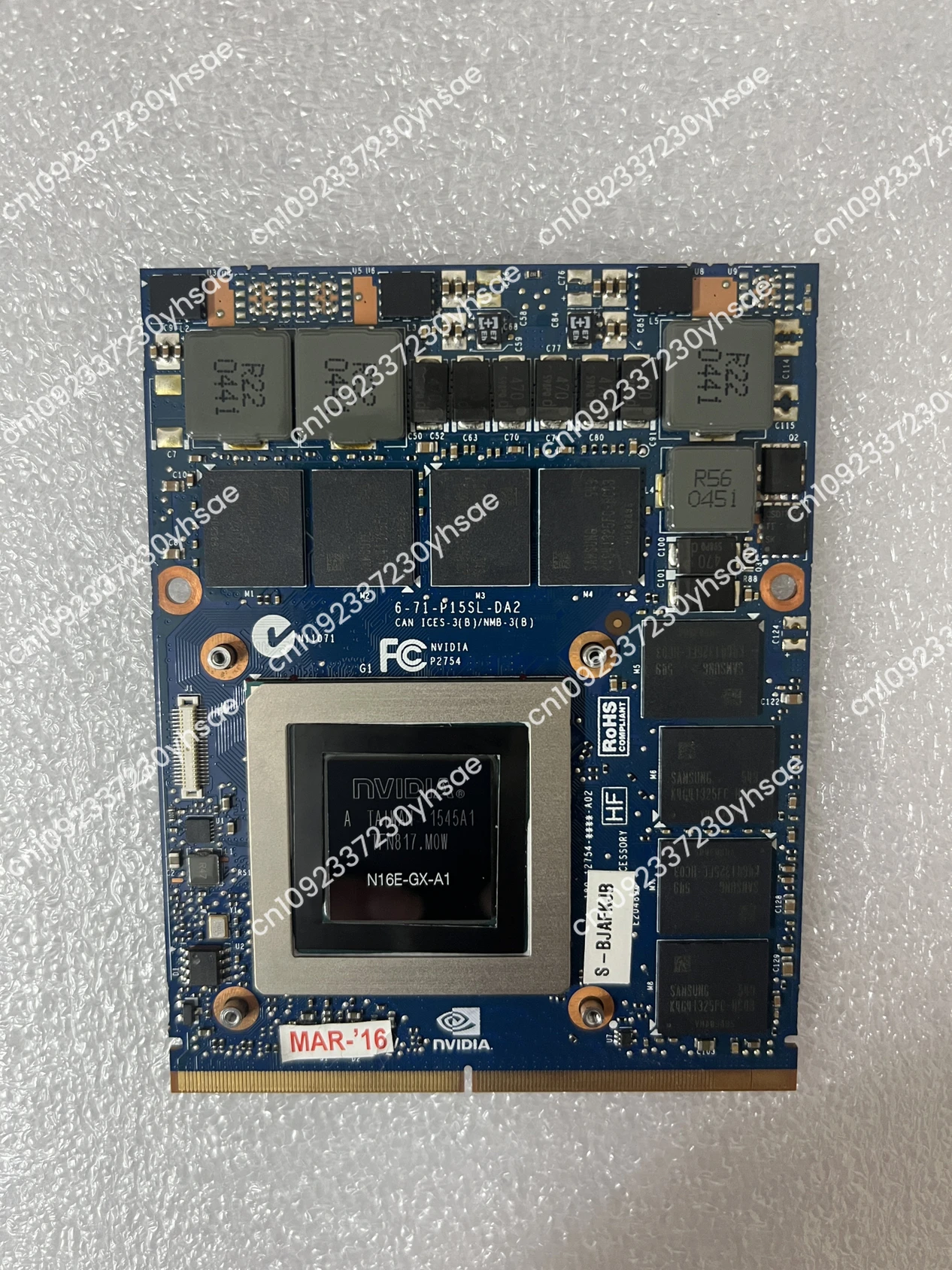 M6700 M6800 K5100M GTX980M M5000M P4000M P5000M Graphics Board