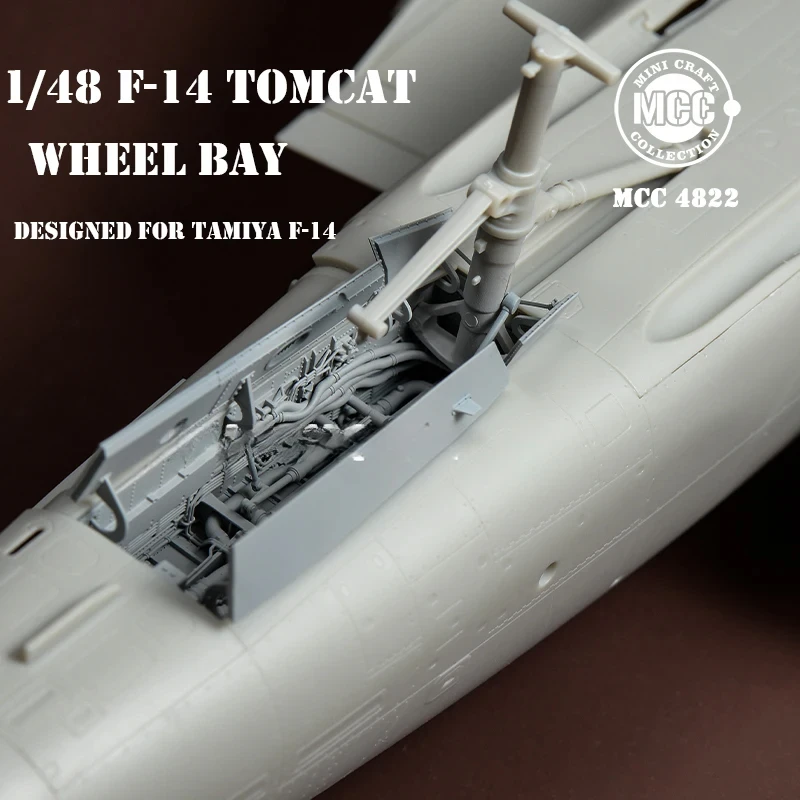 

Детали модели 3D-печати MCC 4822 F-14 Tomcat Wheel Bay (для комплекта TAMIYA) Масштаб 1/48