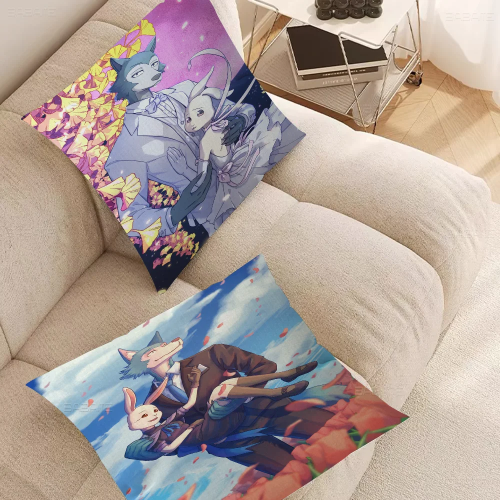 Japanese Anime Beastars Pillow Cover Sofa Cushion Cover Home Room Decoration Children Gift