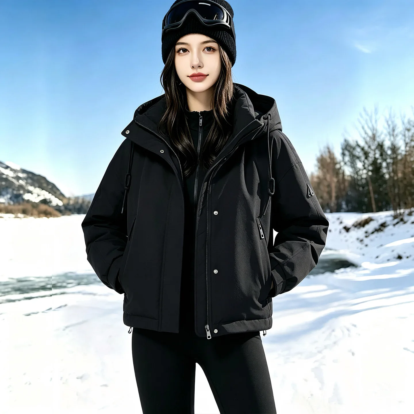 2026 winter new coat hooded foreign style versatile Korean version warm padded jacket women's pie overcome women's coat