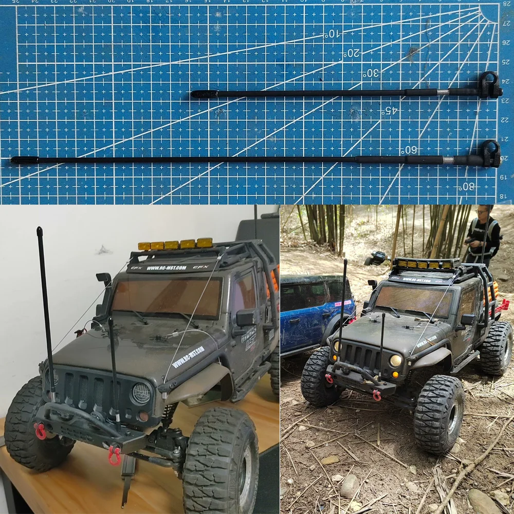 

Simulated Antenna Decoration for 1/10 RC Crawler Car Traxxas TRX4 Defender Bronco AXIAL SCX10 RC4WD D90 Tank 300 Chevrolet Parts